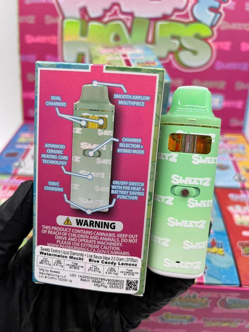 Sweetz Exotics 2G Disposable